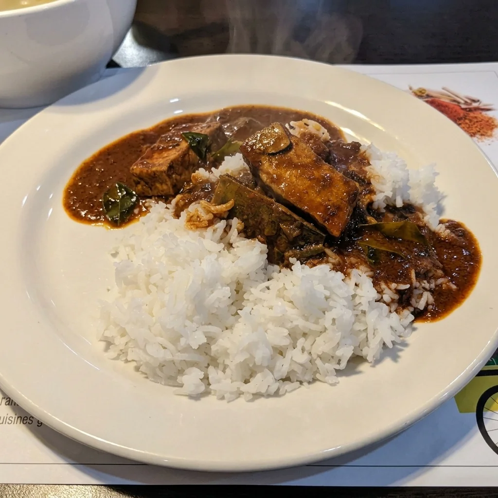Kerala beef fry at Cochin Delights in London, Ontario