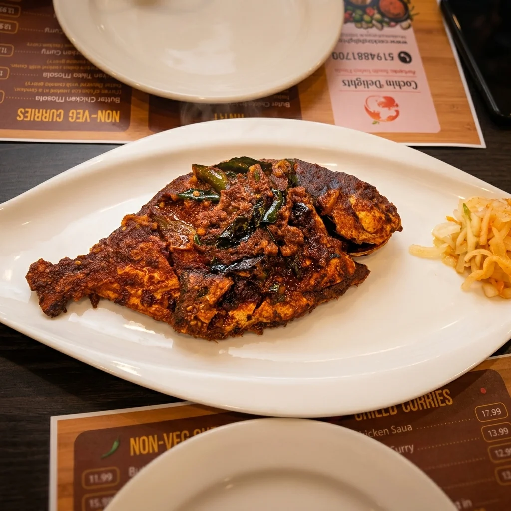 Kadhai paneer at Cochin Delights, Indian restaurant in London, Ontario