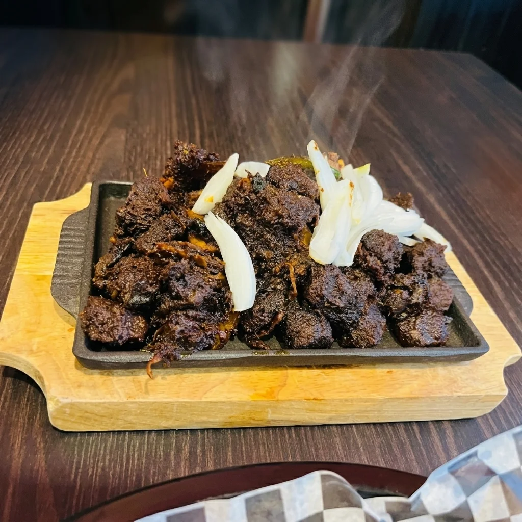 Kerala beef fry at Cochin Delights South Indian restaurant in London, Ontario